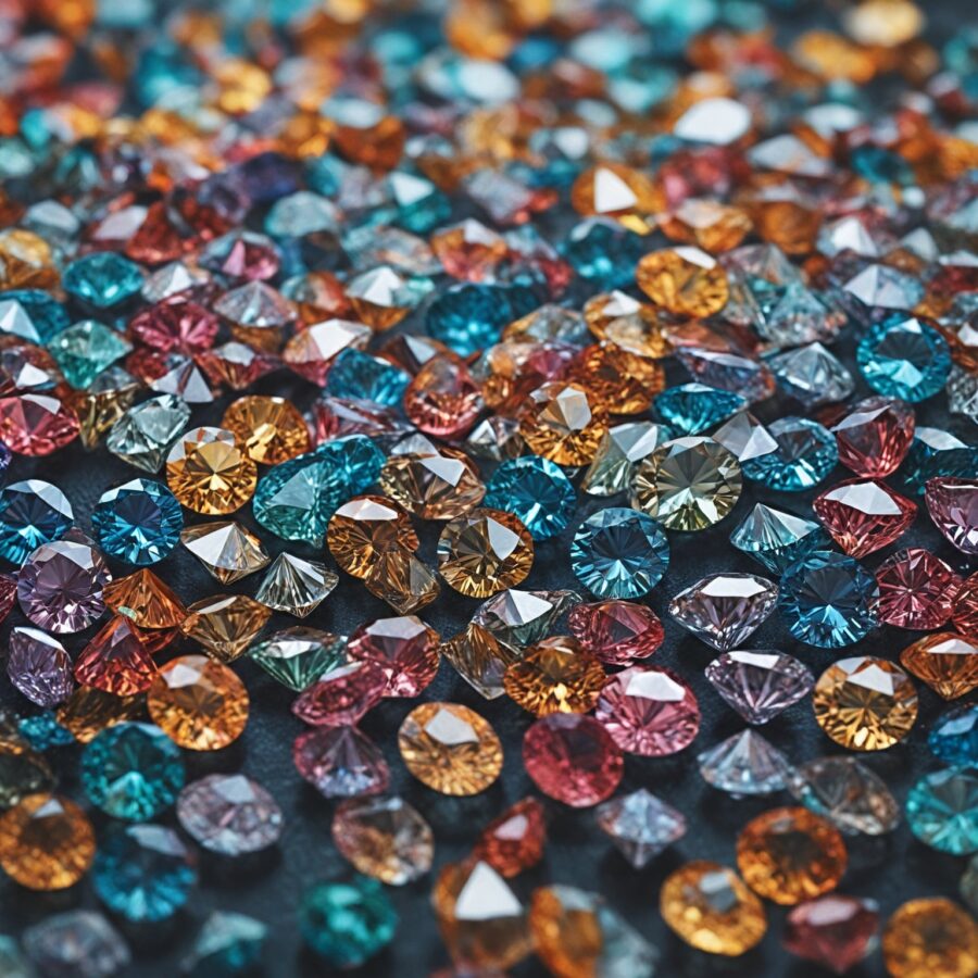 Diamantes Coloridos: Raridade e Beleza Incomparável