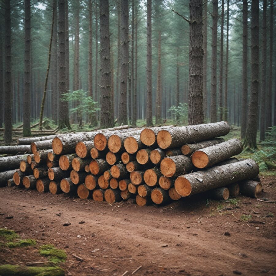 Análise das Políticas de Exploração de Madeira na Irlanda e Seus Impactos Ambientais