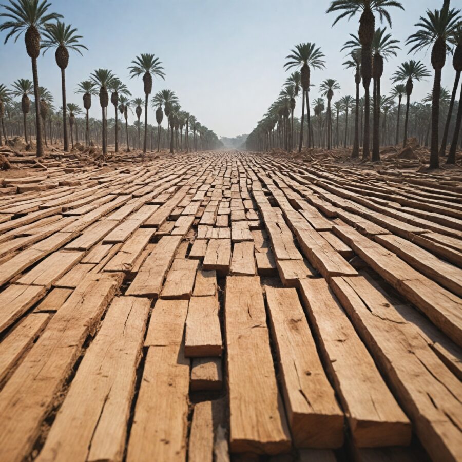 Exploração de Madeira Legalizada no Egito e Seu Impacto nas Mudanças Climáticas