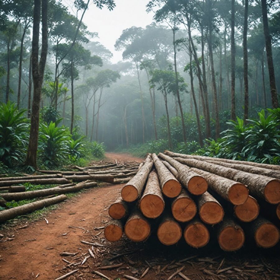 Práticas e Benefícios da Exploração Sustentável de Madeira na Amazônia Brasileira