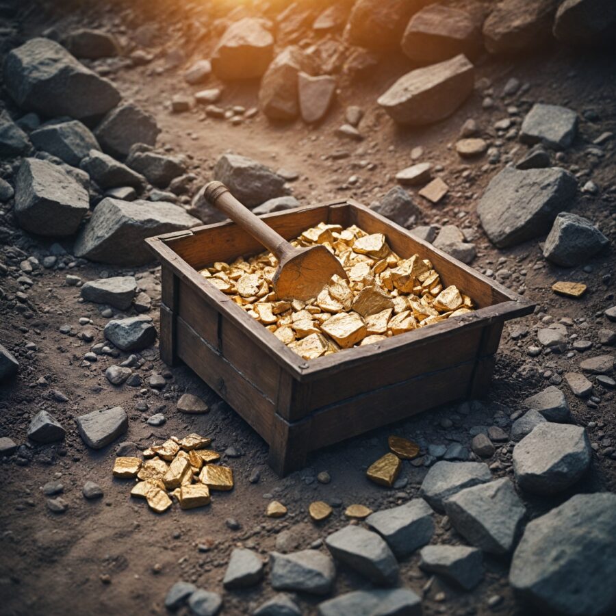 A evolução das técnicas de mineração de ouro ao longo dos séculos