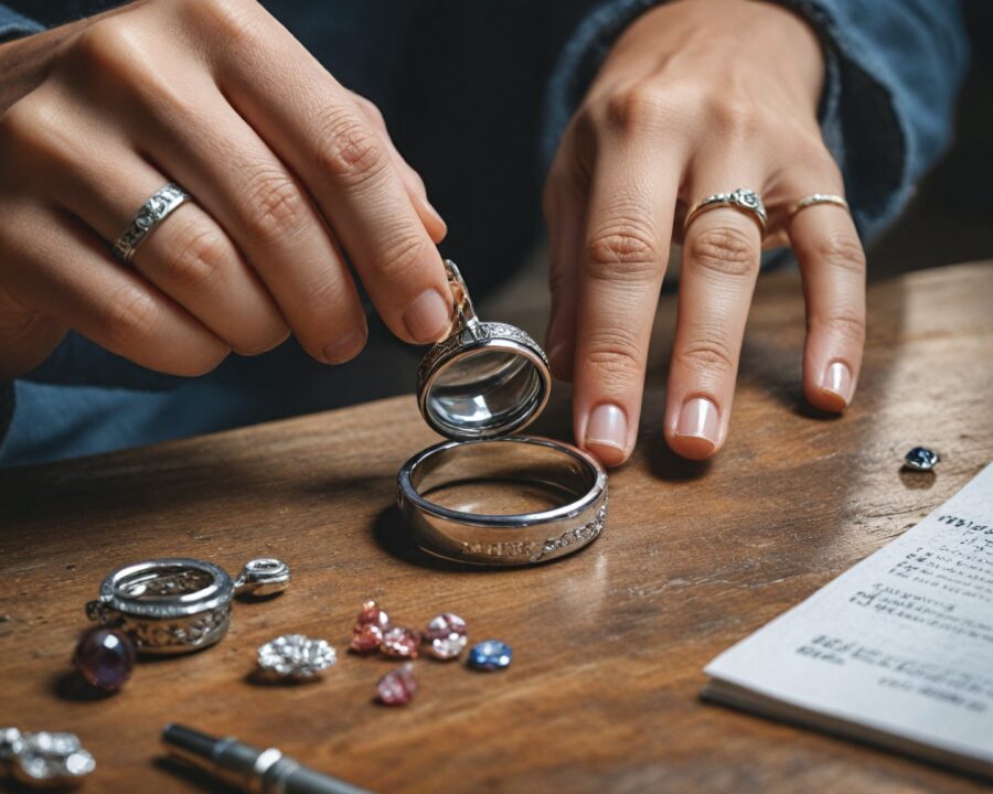 Como identificar e interpretar carimbos de pureza em joias