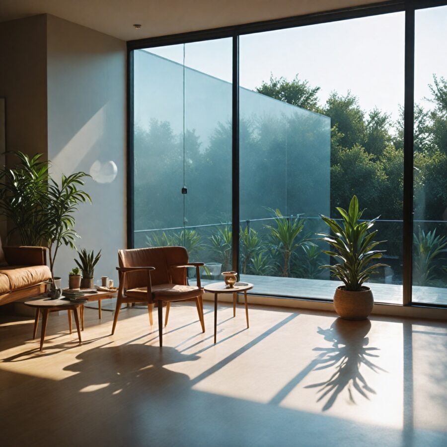 Tendências Modernas em Decoração com Vidro Jateado para 2023