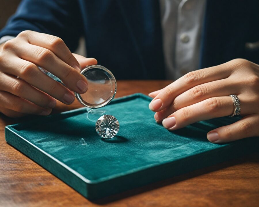 diferenças entre diamantes naturais e de laboratório para joias