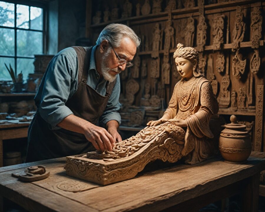 A história das talhas em madeira na arte sacra brasileira