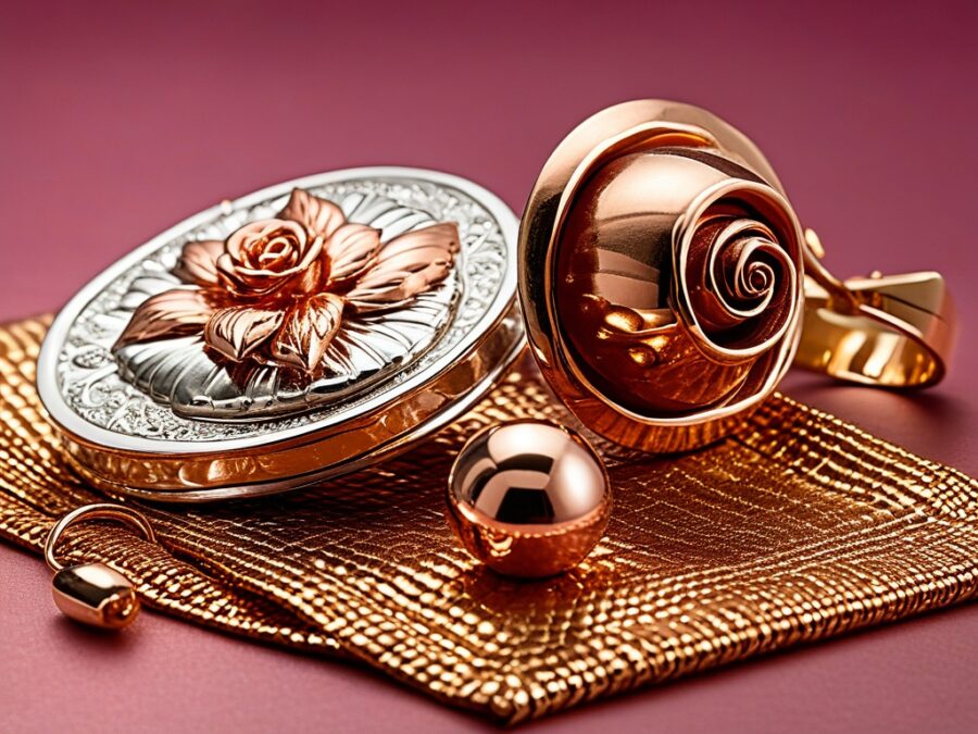 Tendências de joias masculinas: ouro rosé e platina em alta