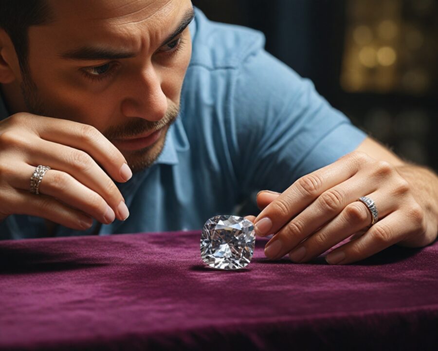 como é feito o processo de criação e lapidação de diamantes