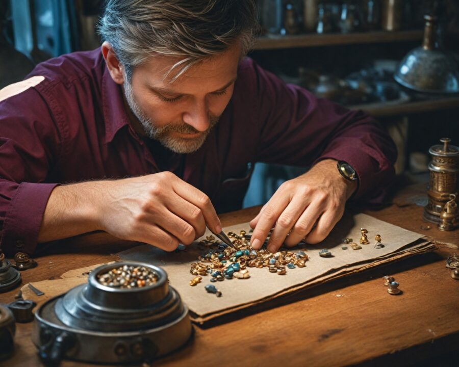 como as joias de ouro são feitas e os tipos de acabamento