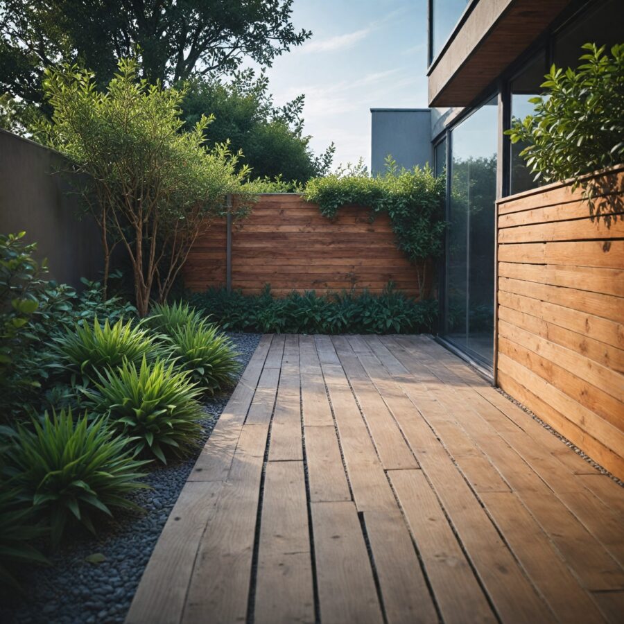 Como Integrar Elementos de Madeira em um Jardim Moderno: Dicas e Ideias