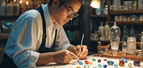 técnicas avançadas de polimento de vidro para joalheria artesanal