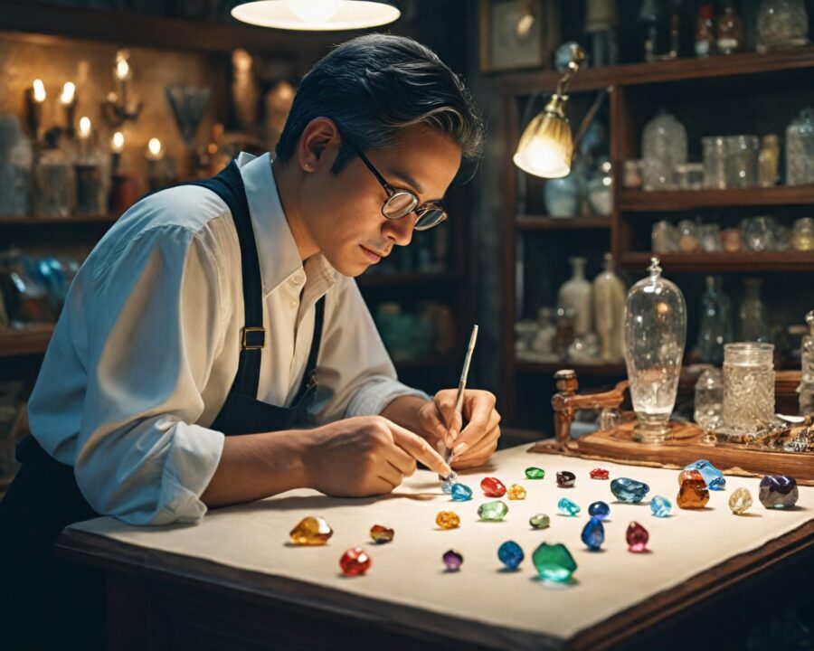 técnicas avançadas de polimento de vidro para joalheria artesanal