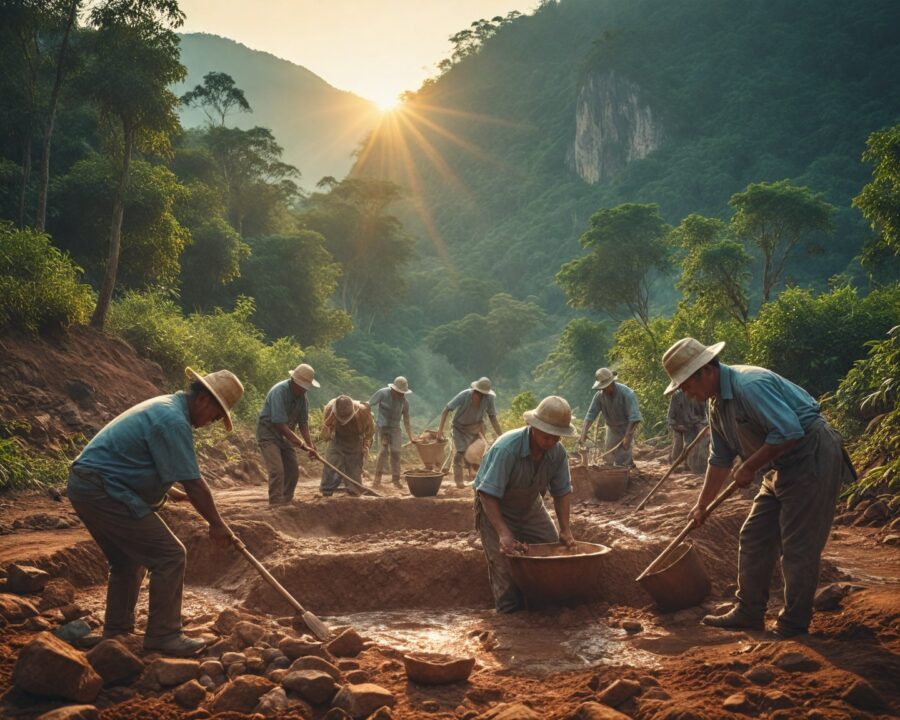 história da mineração artesanal de metais preciosos na América Latina