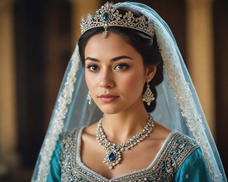 a história das joias de cabeça em casamentos medievais