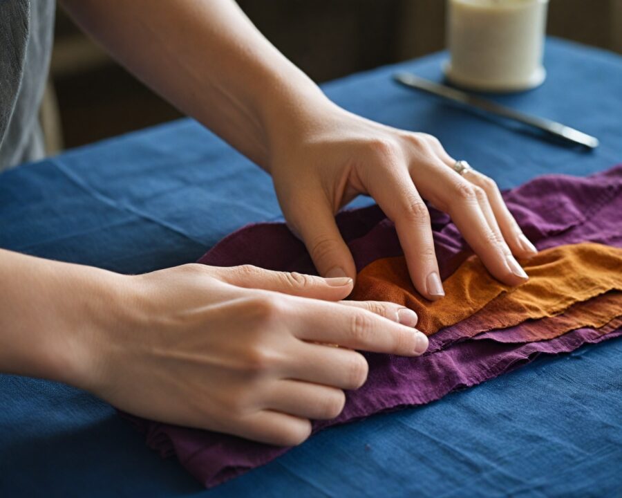 como fazer estamparia artesanal em algodão com tintas naturais