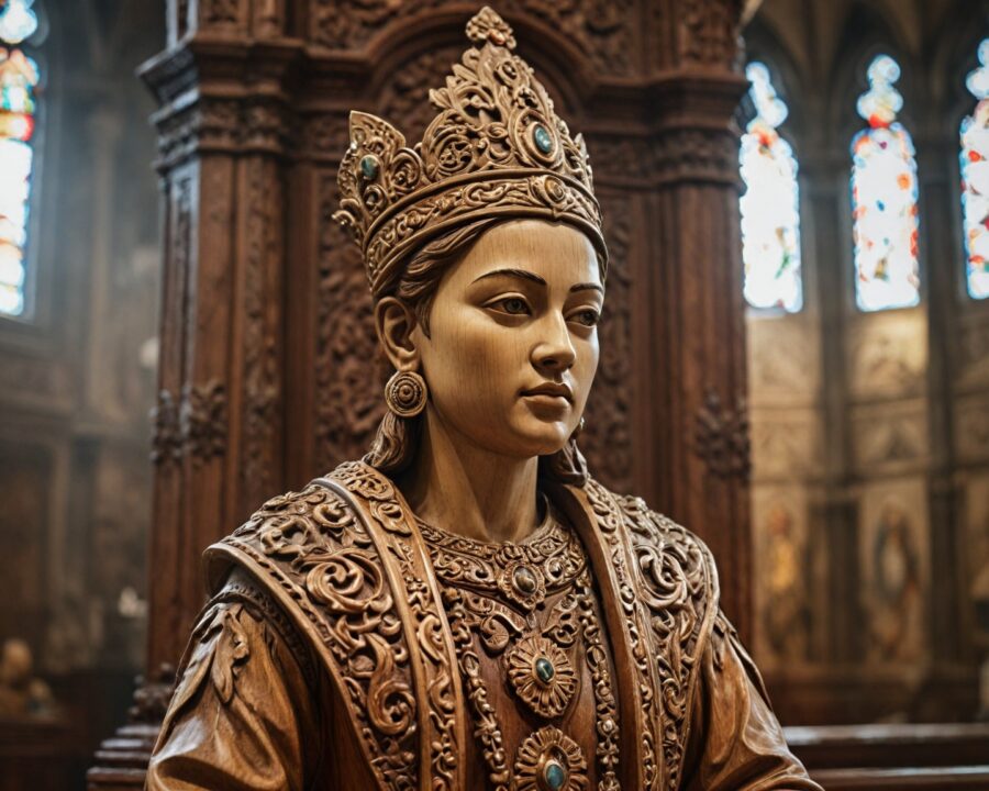 A história e importância das talhas em madeira na arte sacra brasileira