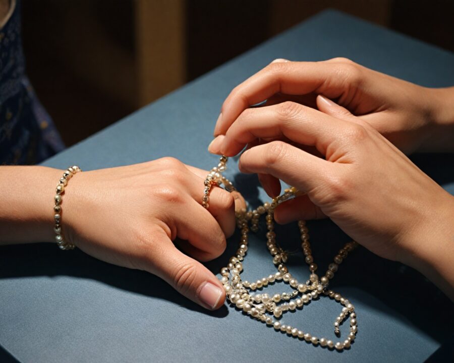 Cuidados essenciais para preservar joias com pérolas naturais