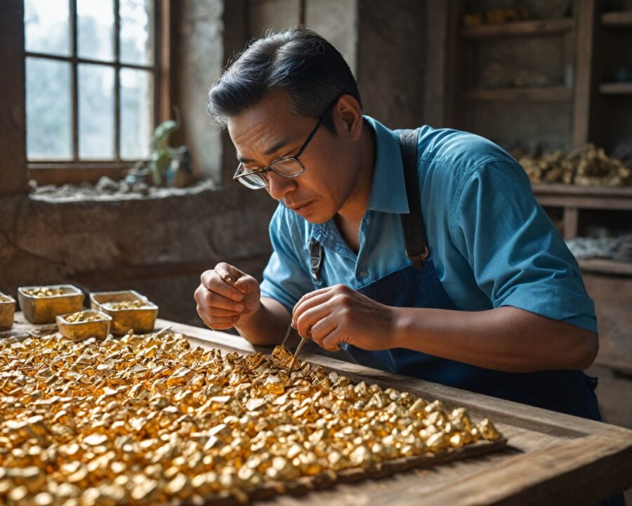 a evolução da mineração artesanal de metais preciosos na América Latina
