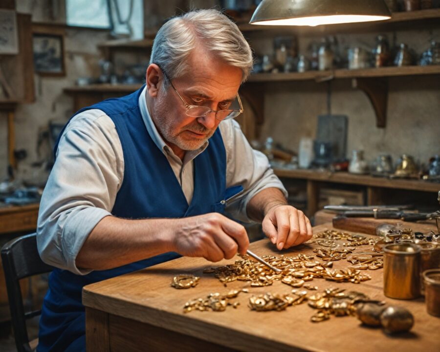 como o ouro reciclado está transformando a joalheria sustentável