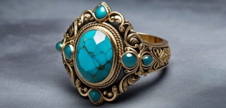 Joias Otomanas: Filigranas e Gemas Turquesa em Destaque